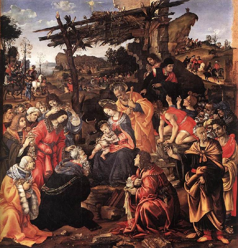 LIPPI, Filippino Adoration of the Magi sg France oil painting art